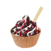 Sundae Extra Kersen Oreo,Soft Ice Corner,Angelo,Good Choice;Klein 3,35, Groot 3,85