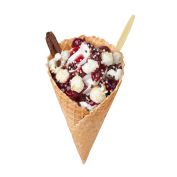 Super Cone Kersen Popcorn,Soft Ice Corner,Angelo,Good Choice;4,95